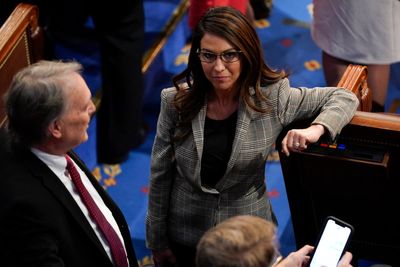 Lauren Boebert appears to hurl obscenity at Marjorie Taylor Greene in video of tense speaker vote exchange