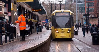Man stabbed at busy tram stop in Manchester city centre
