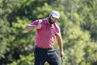 Jon Rahm explains the ‘stupid’ reason why he wore Tiger Woods’ red and black Sunday at Sentry Tournament of Champions