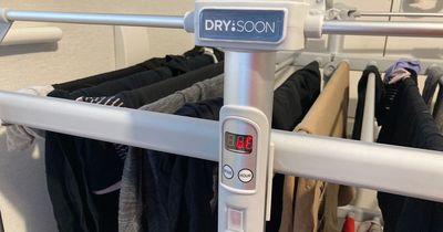 Lakeland shoppers praise 'life-saver' heated airer that dries clothes and keeps you warm for 10p an hour