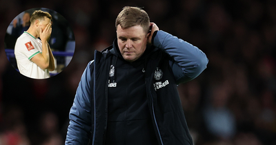 Newcastle players warned by Eddie Howe after awful misses as he makes Boxing Day admission
