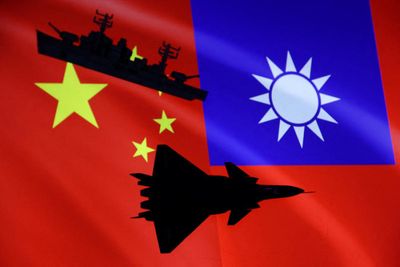 China sends 57 planes near Taiwan in high-intensity combat exercise