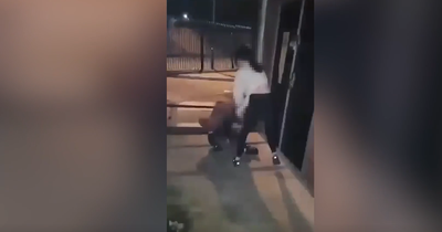 Sickening footage shows girl, 16, being kicked in head during party attack