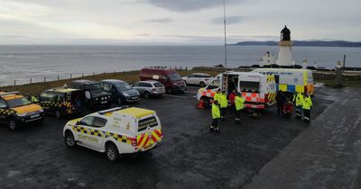 Mountain rescue teams scour Scots coast for missing man after car found abandoned