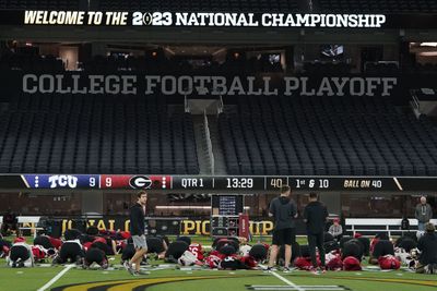 Georgia is a huge 13-point favorite over TCU in national championship game