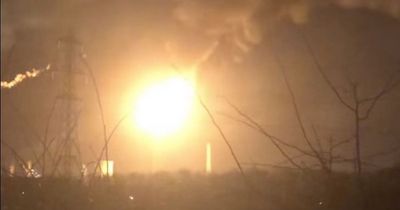 'Awful' smells and huge flames light up night sky keeping people awake