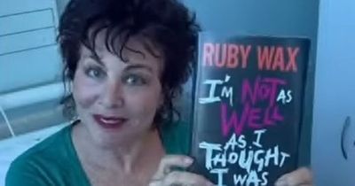 Ruby Wax sparks concern from fans after posting video from hospital bed