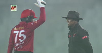 Bangladesh skipper Shakib Al Hasan loses plot at umpire after controversial decision
