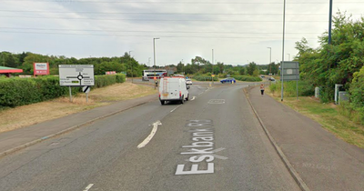 Midlothian pensioner rushed to hospital after accident at roundabout