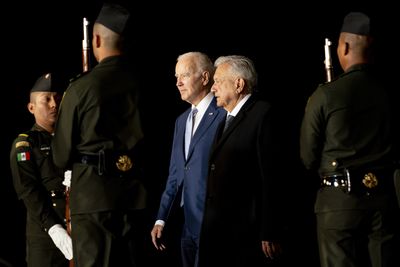 Joe Biden visits Mexico ahead of ‘Three Amigos’ summit