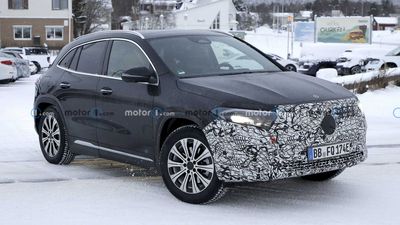 Mercedes EQA Facelift Spied Previewing Fuure Updates