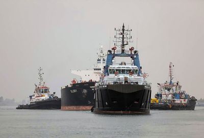 Cargo ship goes aground, is refloated in Egypt's Suez Canal