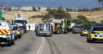 Driver dead after head-on crash between car and truck on William Hovell Drive
