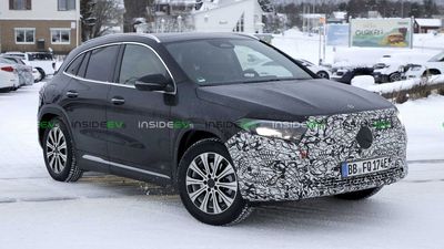 Mercedes EQA Facelift Snapped With Camouflaged Front And Rear