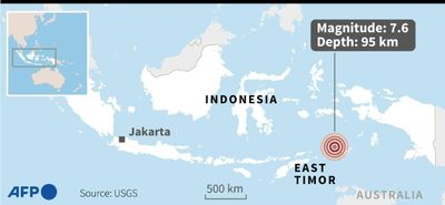 Strong 7.6-magnitude quake hits off Indonesia: USGS
