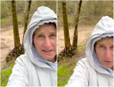 ‘This is crazy’: Ellen DeGeneres shares footage of raging torrent as storm hits star-studded Montecito