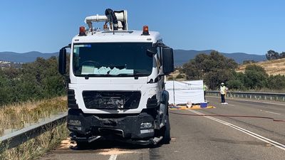 Young man becomes Canberra's first road fatality for 2023 after collision between truck and car in Belconnen