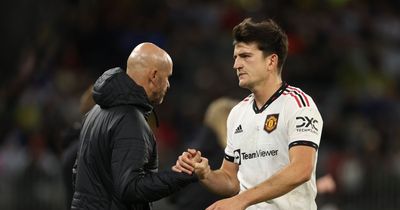 Rio Ferdinand claims Erik ten Hag is "taking the p*** out" of Harry Maguire at Man Utd