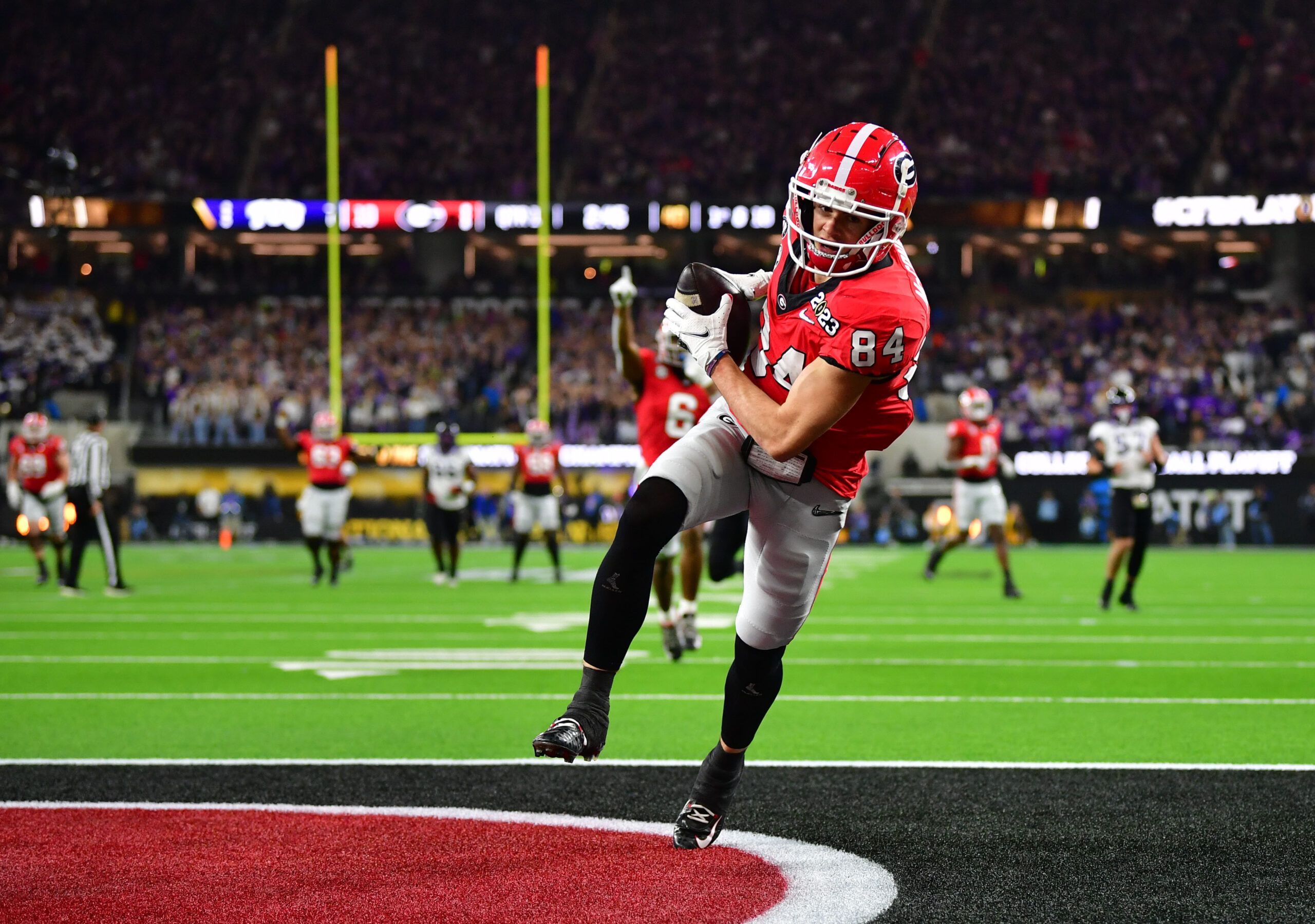 Ladd McConkey strikes with a 37-yard touchdown grab