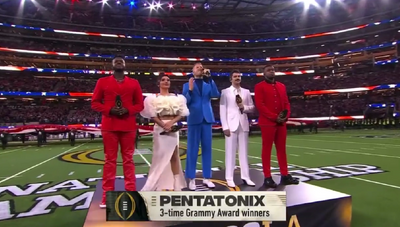 Pentatonix absolutely nailed the national anthem before Georgia-TCU, and fans loved it