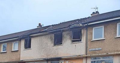 Two Scots pals left with 'absolutely nothing' after blaze rips through home