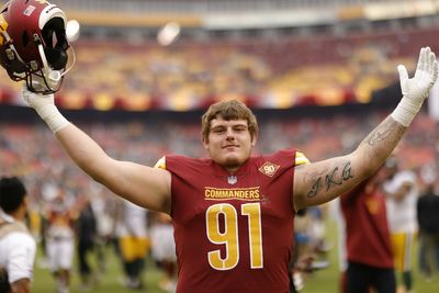 Commanders defensive tackle John Ridgeway tore a pec in win over Cowboys