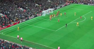 Leaked Liverpool vs Wolves footage shows controversial offside in full and ref's command