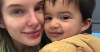 Helen Flanagan confesses she still can't lift her two-year-old son after secret boob job