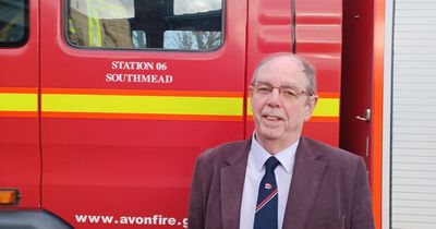 Bristol firefighter honoured for decades of voluntary service