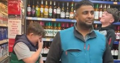 Wakey Wines owner walks off TikTok video after kids make Tesco joke in his shop