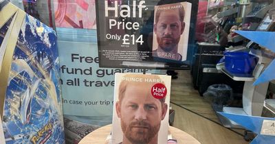 Quiet scenes and no Nottingham queues as Prince Harry's book goes on sale