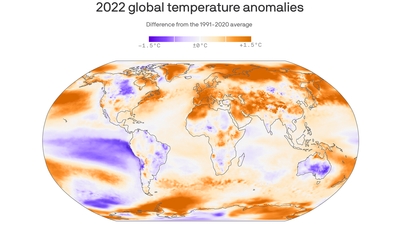2022 was the world's fifth-warmest year on record