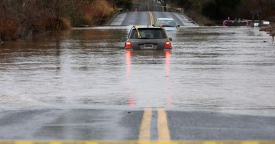 Five-year-old boy swept away by floodwaters as storm hits California