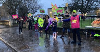 Teachers head out on strike across Stirling over ongoing pay dispute