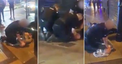 GMP bosses say cops captured on video restraining suspected drug dealer during his arrest acted appropriately