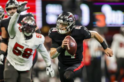 Watch: Falcons QB Desmond Ridder mic’d up for season finale