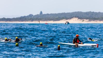 Inside the swim across Port Phillip Bay's most challenging waterway
