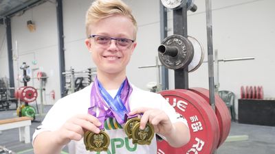 Teen powerlifting prodigy Luke Talley breaking Commonwealth records after just a year in sport