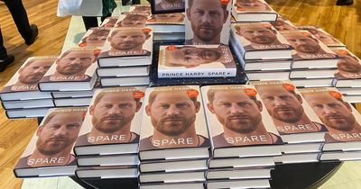 Prince Harry's new book Spare 'flying off the shelves' in Liverpool Waterstones