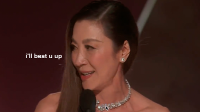 Queen Michelle Yeoh Told The Golden Globes Wrap-Up Music To STFU It Actually Fkn Worked