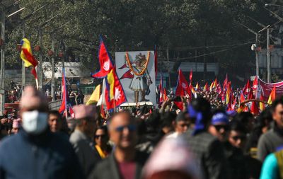 Thousands rally in Nepal to seek restoration of monarchy