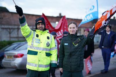 Thousands of ambulance workers walk out in pay dispute