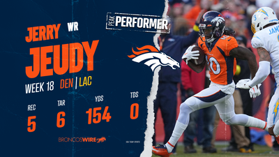 Jerry Jeudy finishes career year with AFC Offensive Player of the Week honors