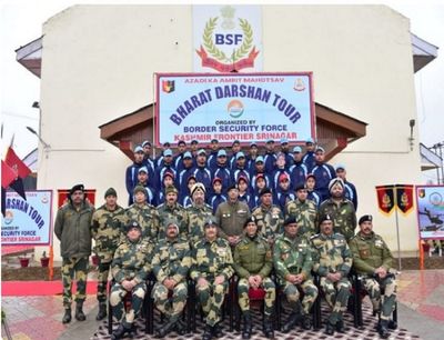 BSF Sends 29 Kashmiri Students On Educational-Cum-Motivational Bharat Darshan Tour