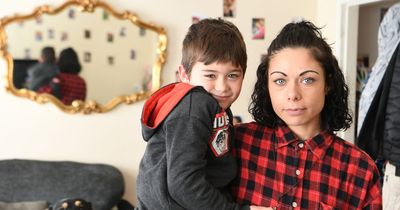 Desperate mum forced to sleep on sofa with kids due to dripping wet carpets and mould
