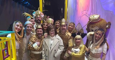 Susan Boyle spotted at Glasgow Pavilion pantomime with River City pals