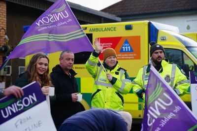 Ambulance crews and 999 handlers strike putting patients at risk, union admits
