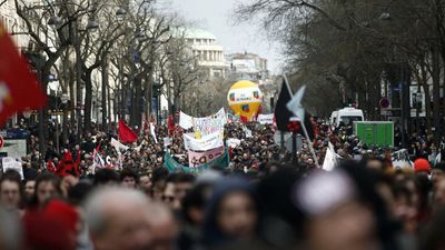 French unions rally workers for widespread strikes against pensions reform