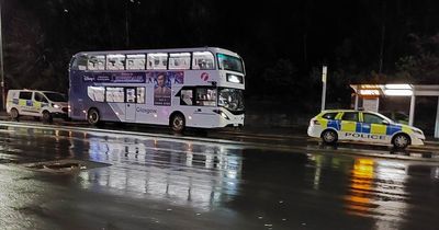 Baby hit with brick on Scots bus after yobs launch missile through window