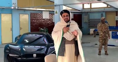 Taliban unveils its SUPERCAR powered by a Toyota Corolla engine in 'honour' for nation